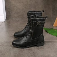 Supportive Orthopedic Leather Boots with Arch Comfort – Emily