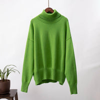 Cozy Turtleneck Knit Sweater for Women, Soft & Warm Pullover – Emily