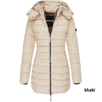 Warm Fluffy Long Down Jacket, Insulated & Stylish – Sophia