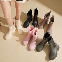 Waterproof Mid-Calf Rain Boots with Superior Grip – Emily