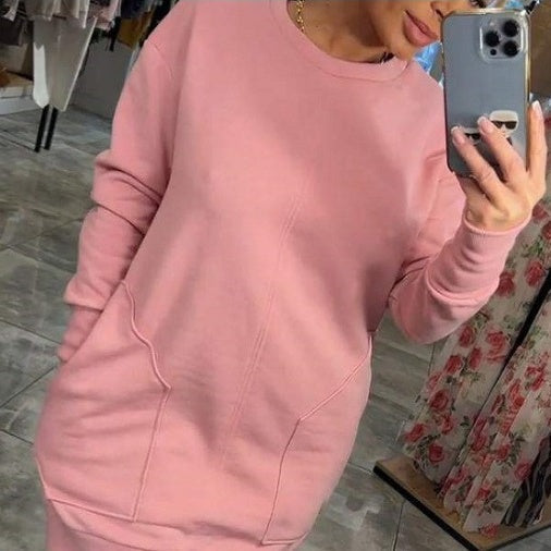 Women's Winter-Ready Long Sleeve Sweater Dress – Emma