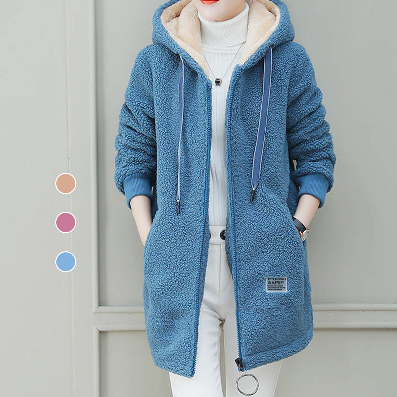 Cozy Faux Wool Coat for Women for Cold Winter Days – Emma