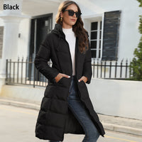 Mid-Length Hooded Jacket Coat for Women, Functional & Warm – Emily