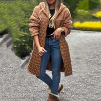 Plush Hooded Sherpa Jacket for Ultimate Warmth – Emily