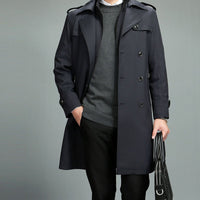 Versatile Zip-Up Trench Coat for Business and Casual Attire – Lucas
