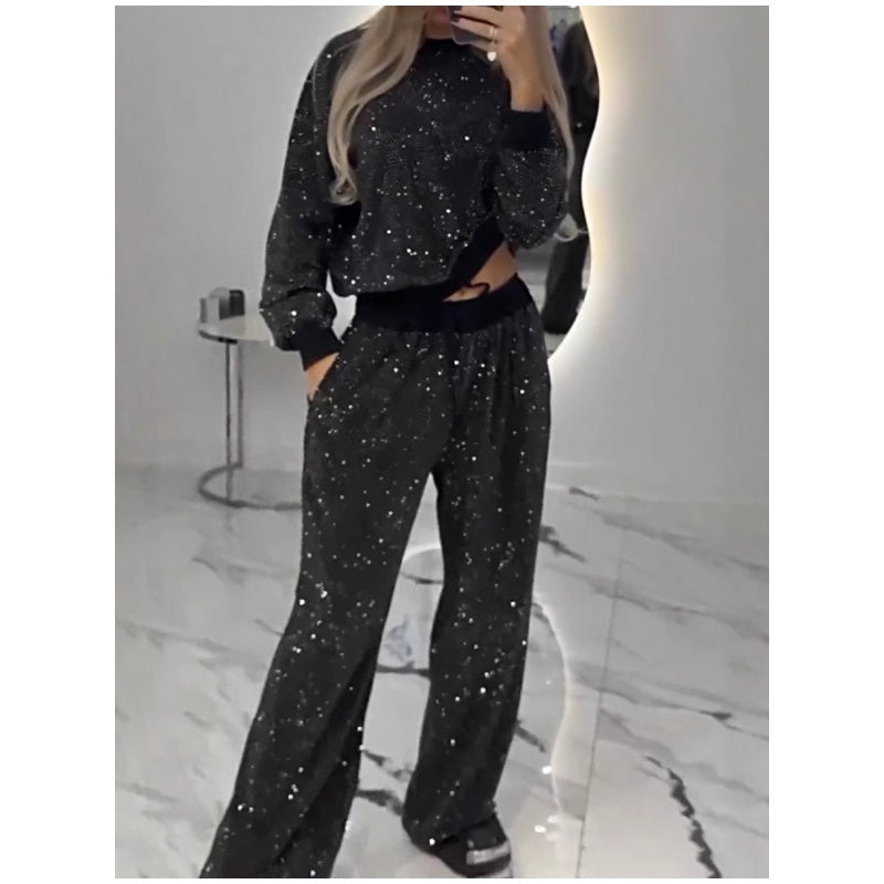 Wide-Leg Pants and Coordinated Top for a Polished Look – Chloe