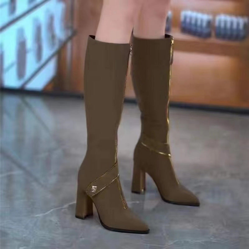 Knee-Length Winter Boots for Stylish Cold-Weather Outfits – Olivia