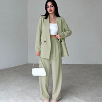Elegant Women’s Blazer Pants Suit Set for Formal Wear – Emily