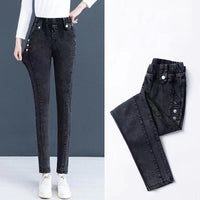Cozy Plush Skinny Jeans for Cold-Weather Style – Emily