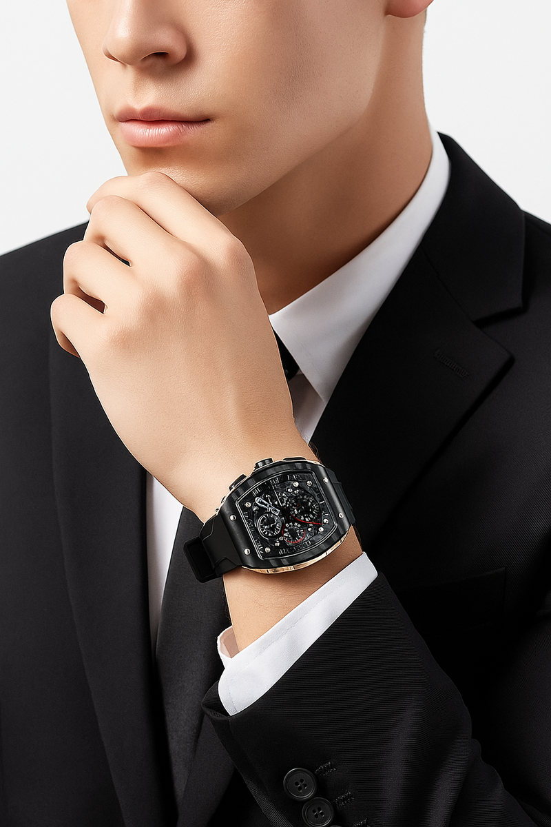 Luxury Multifunctional Chronograph Watch with Sleek Design – Cristian Moretti